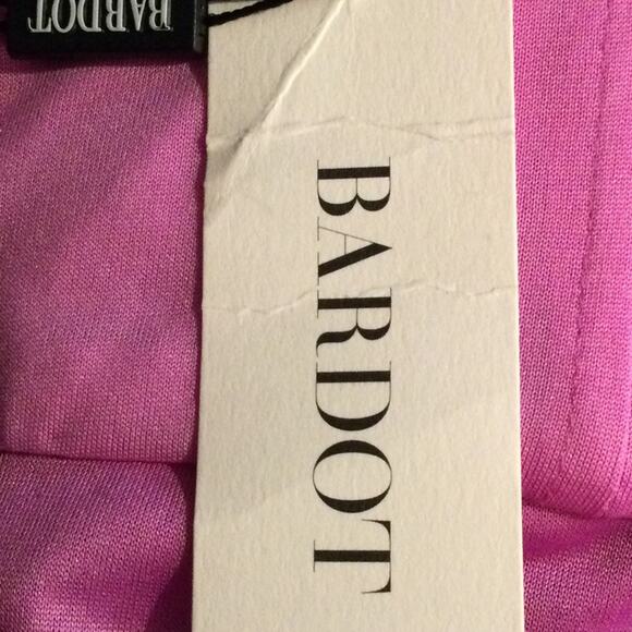 NWT Bardot Tie Dye Retro Halters Mesh Mini Dress 12 flaw note - Picture 10 of 11